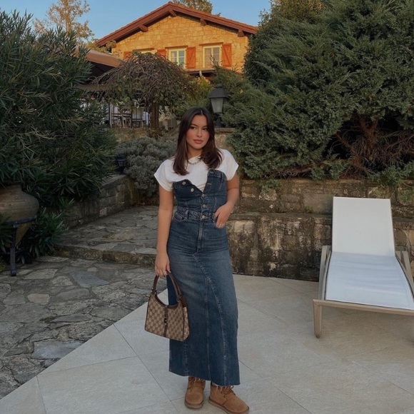 NEW Zara denim midi dress - Picture 12 of 16